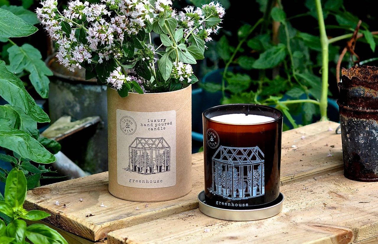Illustrated candle collection